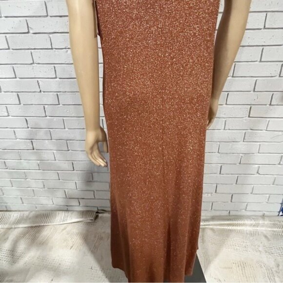 Boden Sparkle Knitted Dress – Metallic Knit Midi/Above‑Knee | Statement Dress - Picture 6 of 8